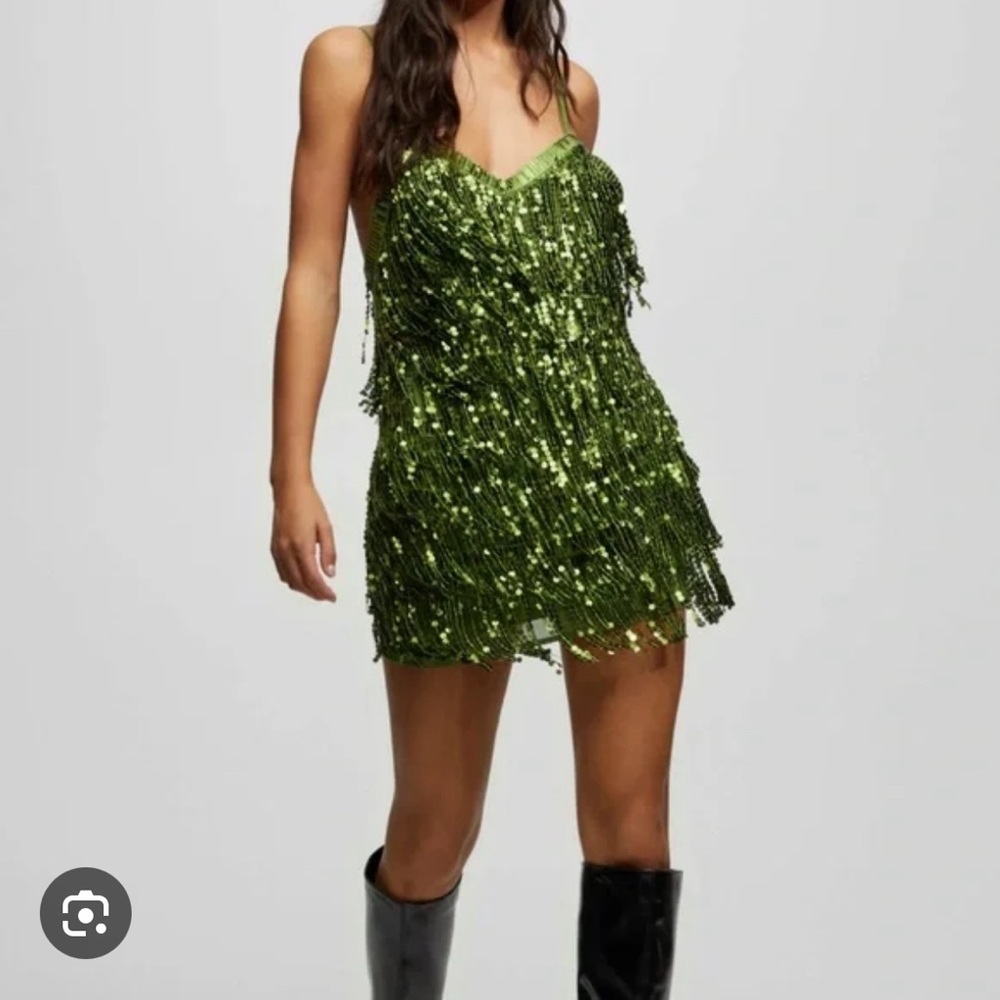 green emerald velvet dress Green Costume Sticker – Gracefully Made Art